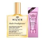 Pack Huile Prodigieuse + Champú Hair Prodigieux 100ml+30ml - Nuxe