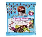 10 x Barritas de avena con chocolate con leche 4 unidades de 17g - Diat-Radisson