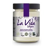 3 x Crema Blanca con Coco Vegana 270 g - La Vida Vegan