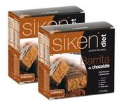Diet Duplo Barrita Snack Chocolate 10 unidades - Siken