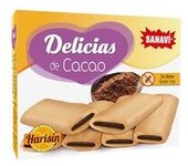 10 x Delicias de cacao sin gluten 6 barritas de 25g - Sanavi