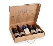 Estuche 4 Variedades Aceite de Oliva Virgen Extra Eco Ros Caubó 4 unidades + 1 vaso Set & Ros