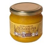 Aceite virgen extra de coco, oliva y palma roja Bio 325 ml de crema - Amanprana