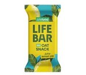 10 x Barrita de avena pastel de limón Bio 40 g - Lifefood