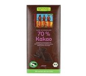 5 x Tableta choco extra negro 80 g - Rapunzel