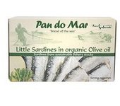 3 x Sardinas en aceite de oliva virgen Bio 125 g - Pan do Mar
