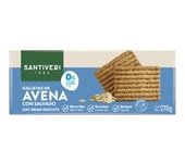 10 x Galleta con Salvado de Avena 270 g - Santiveri