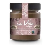 3 x Crema de almendra choco con menos azúcar 200 g - La Vida Vegan