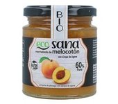 5 x Mermelada de Melocotón con Sirope de Ágave Bio 260 g - EcoSana