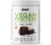 Proteína Vegana de chocolate 540 g de polvo (Chocolate) - Weider