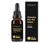 Vitamina D3+K2 gotas 50 ml - Zenement
