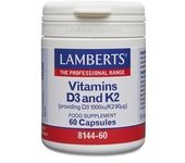 5 x Vitamina D3 y K2 60 cápsulas - Lamberts