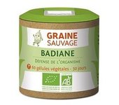 Badiane defensas Bio 60 cápsulas vegetales de 375mg - Graine Sauvage