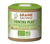 Vientre plano Bio 90 cápsulas vegetales de 375mg - Graine Sauvage