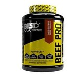 Proteína hidrolizada Beef pro HydroBEEF Chocolate 2 kg de polvo (Chocolate) - Best Protein