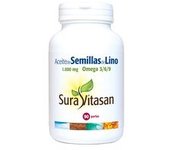 Aceite de Semillas de Lino 90 perlas de 1000 mg Sura Vitasan