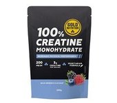 Creatina monohidrato frutos del bosque 200 g de polvo (Frutas del bosque) - Gold Nutrition