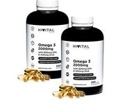 Pack Omega 3 2000 mg 2 unidades de 200 cápsulas - Hivital