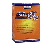 Instant Energy B12 75 sobres - NOW Foods