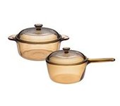 Set amber 2 piezas cazo y cazuela 2 unidades - Visions