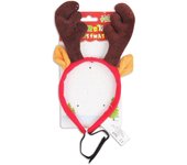 Diadema Festiva con Cuernos de Reno para Perros de Pawise S (20 cm)