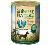 Best Nature Adult 12 x 400 g comida húmeda para perros - Caza, pollo y pasta