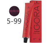 Schwarzkopf - Tinte Permanente Igora Royal 5-99 Castaño Claro Violeta Intenso 60 ml 5043 5043 4045787199789 Royal SCHWARZKOPF