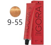 Schwarzkopf - Tinte Permanente Igora Royal 9-55 Rubio Muy Claro Dorado Intenso 60 ml 5020 5020 4045787200584 Royal SCHWARZKOPF