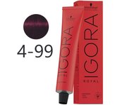 Schwarzkopf - Tinte Permanente Igora Royal 4-99 Castaño Medio Violeta Intenso 60 ml 5042 5042 4045787199482 Royal SCHWARZKOPF