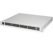 UniFi Pro 48-Port PoE Gestionado L2/L3 Gigabit Ethernet (10/100/1000) Energía sobre Ethernet (PoE) 1U Plata, Interruptor/Conmutador