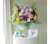 Flores a Domicilio - Pack Ramo Premium, Trufas - Regalos para el día de la ma - COLVIN