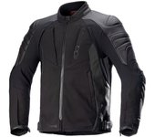 Alpinestars Proton chaqueta impermeable de cuero de motocicleta - Negro (L)