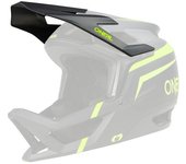 Oneal Transition Flash V.23 Pico del casco - Negro Verde (L XL 2XL)
