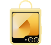 Samsung Galaxy Z Flip6 Silicone Case - Yellow, Yellow