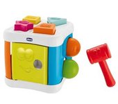 Chicco - Puzzle educativo interactivo 3D, Madera, Aprendizaje temprano