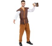 Disfraz de tabernero medieval para hombre S