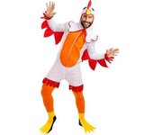 Disfraz de gallina para adulto M-L