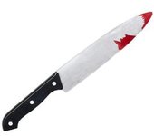 Cuchillo Falso con Sangre