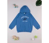Sudadera con capucha niño azul leyenda jurásica