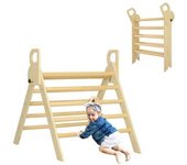 Homcom - Triángulo escalada Bebés madera