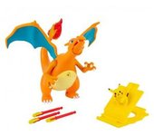 Bizak - Pokemon - Set electrónico Charizard vs Pikachu con luces, sonidos y movimientos únicos ㅤ