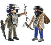 Playmobil - Dúo de Acción: SWAT & Bandido ㅤ