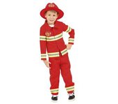 Invincible Heroes - Disfraz de bombero 110 cm (3-5 años)
