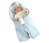 Muñeco bebé con mantita (varios colores)