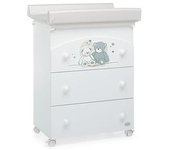 Foppapedretti - Mueble cambiador y bañera Mascotte 3 cajones