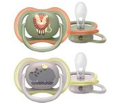 Philips Avent - Chupetes ultra air animales 6-18 meses