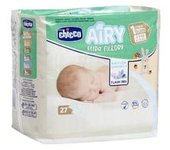 Chicco - Pañales Airy New Born Talla 1 2-5kg 27 ud