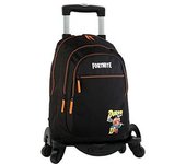 Minecraft - Fortnite - Mochila escolar Fortnite Durrr con carro y 4 ruedas giratorias ㅤ