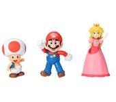 Super Mario - Pack 3 figuras de Mario y sus amigos