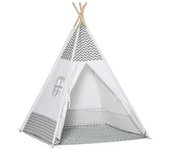 Homcom - Tienda tipi blanco y gris